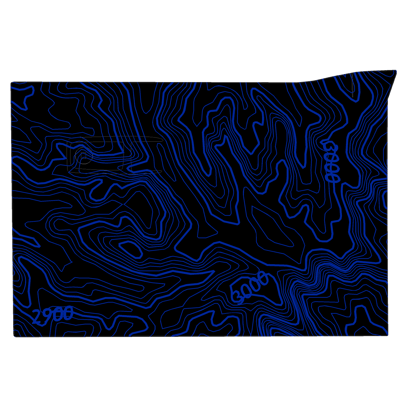 Topo Glovebox Overlay Kit (Printed Series) - 2021+ Bronco