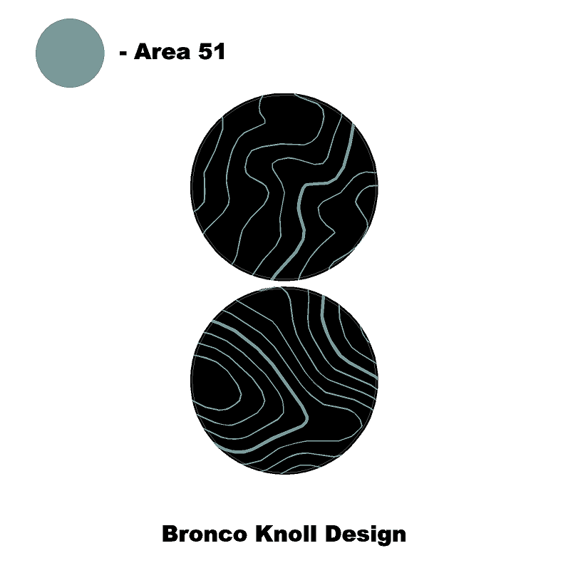 1966 Topographic Shifter Plate (Printed Series + Acrylic) - 2021+ Bronco