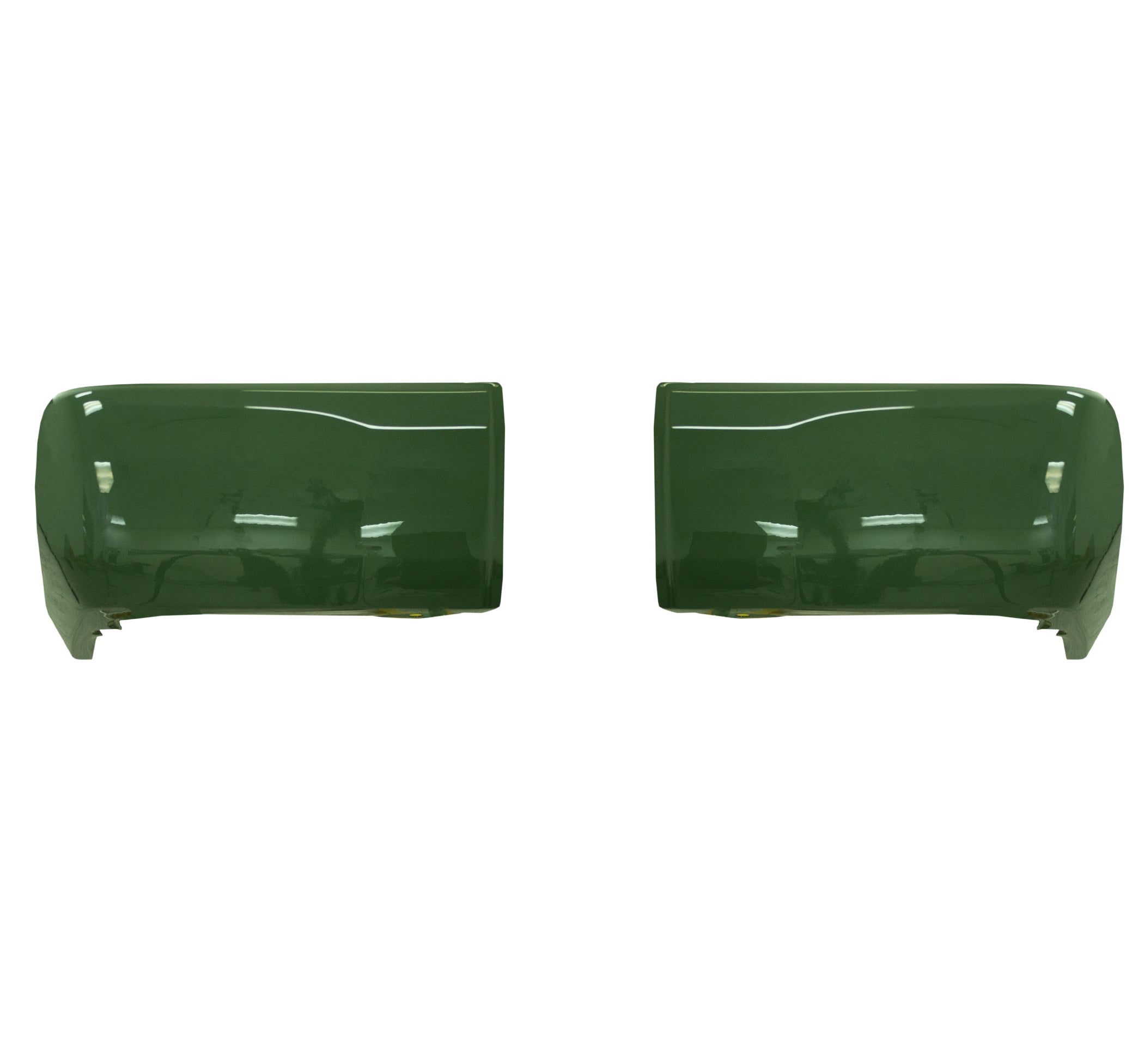 Army Green (Color Code: 6V7) BumperShellz Rear Bumper Overlays for 2014-2021 Toyota Tundra, Without Sensor Holes, color matched OEM