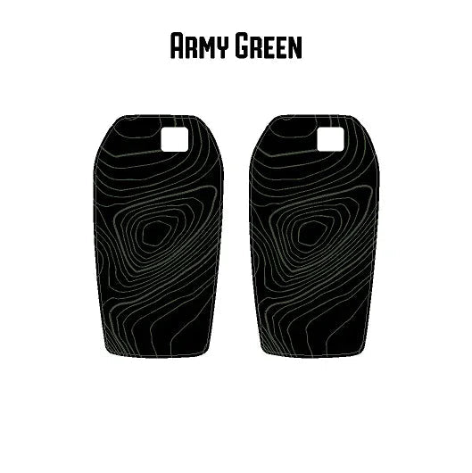 StickerFab Topographic Key Fob Overlays - 2024+ Tacoma / 2025+ 4Runner