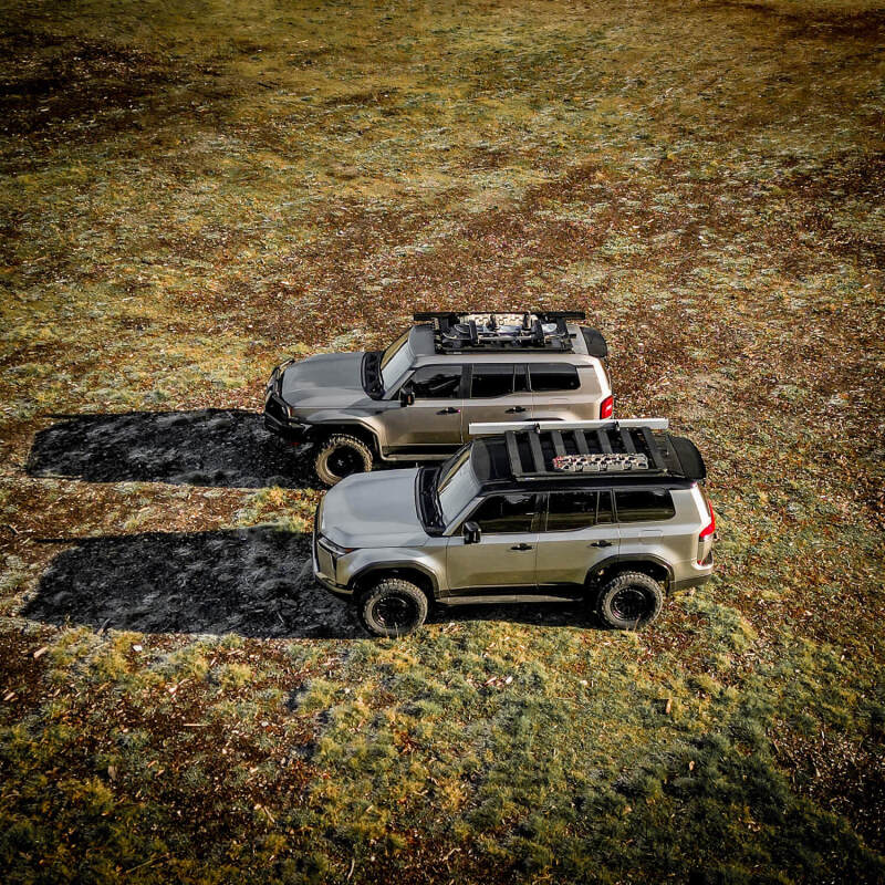 ARB BASE Rack Mount Kit and Wind Deflector, fits Toyota Land Cruiser