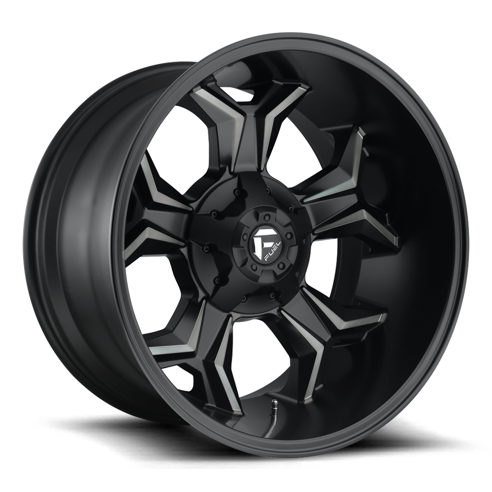 Fuel Avenger D606 Matte Black Double Dark Tint wheel, universal fit