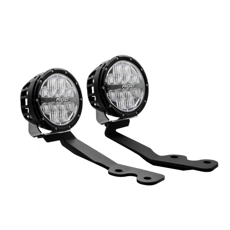 RIGID A-Pillar Lighting Kit with 6 in. 360-Series Drive Lights, fits Toyota Tundra