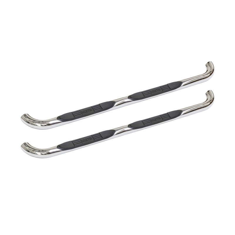 Westin E-Series 3 Round Nerf Step Bars, Double Cab, fits Toyota Tundra