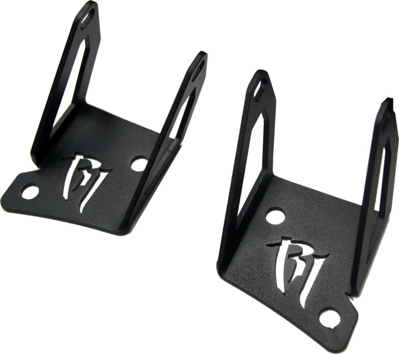 RIGID A-Pillar Light Mount Kit for Dually/D2 Lights, fits Jeep Wrangler