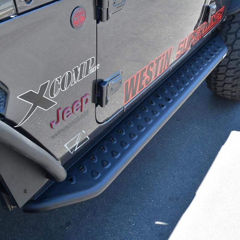 Westin Outlaw Running Boards, fits Jeep Wrangler