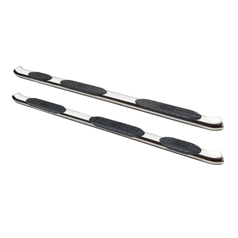 Westin PRO TRAXX 5 Wheel-to-Wheel Oval Nerf Step Bars, Crew Cab, fits Chevy Silverado 1500