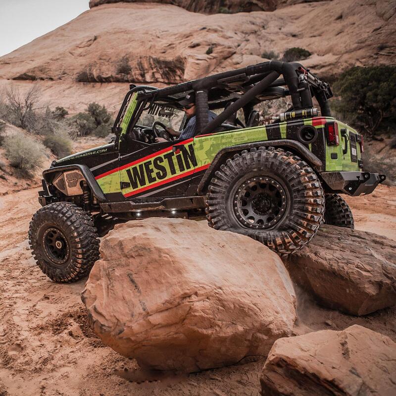 Westin Snyper Rear Tube Fenders, fits Jeep Wrangler