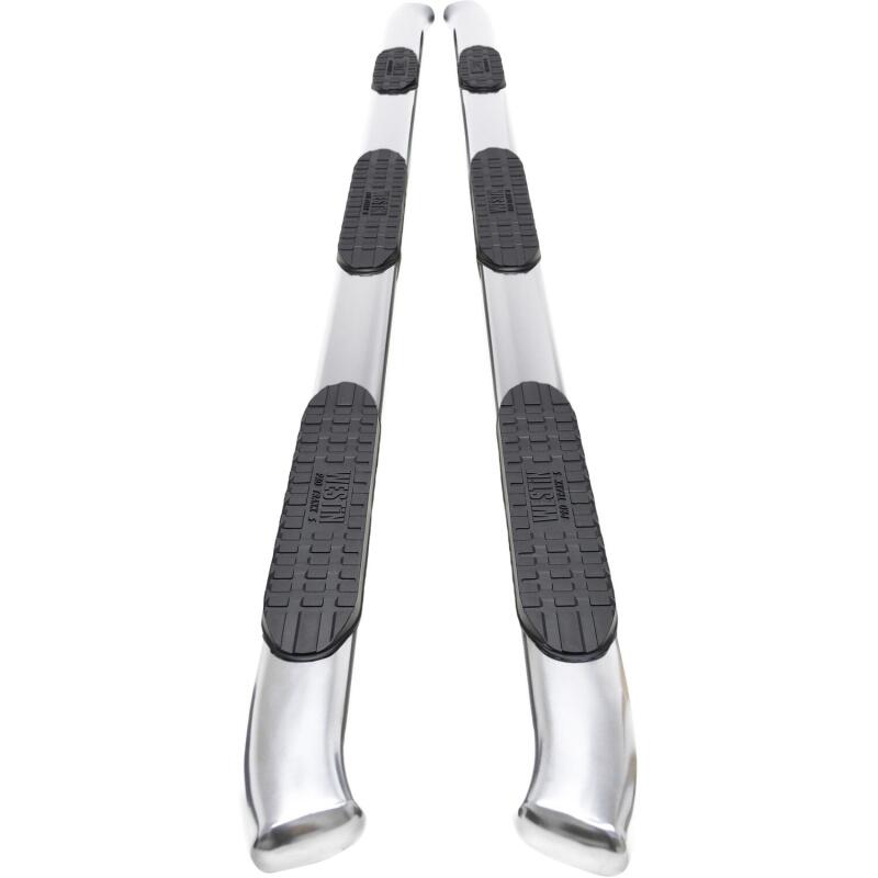 Westin PRO TRAXX 5 Oval Wheel-to-Wheel Nerf Step Bars, Crew Cab, 8 ft. Bed, fits Chevy Silverado HD 2500/3500