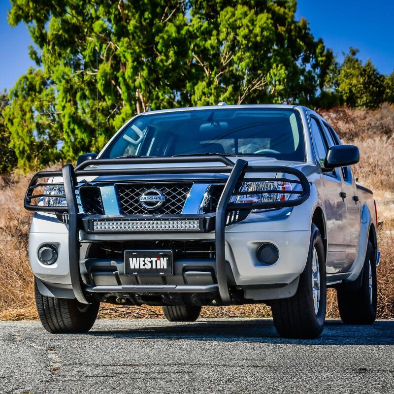 Westin Sportsman X Grille Guard, Textured Black, fits Nissan Frontier