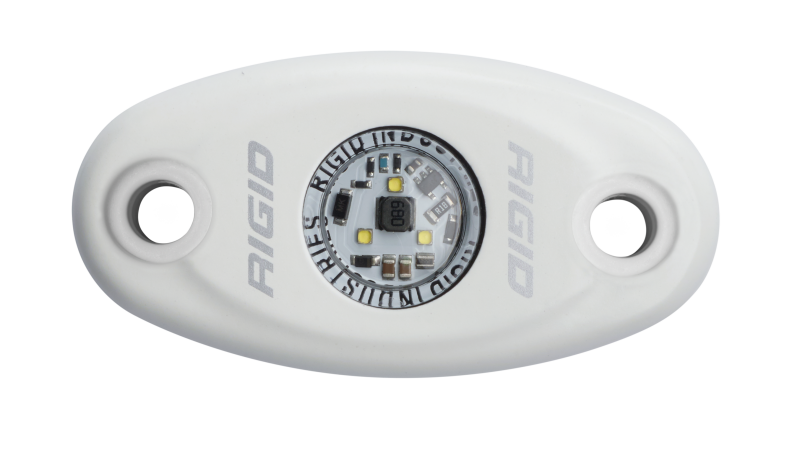 RIGID A-Series LED Accessory Light, High Power, Cool White, White Housing