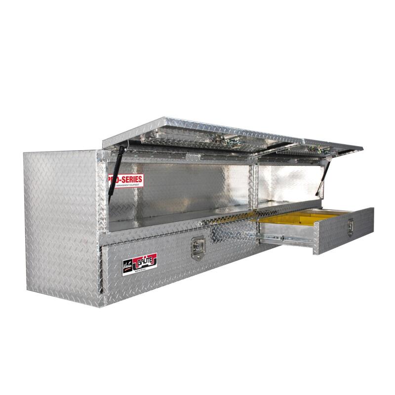 Westin Brute High Cap 96 in. Stake Bed Tool Box with Bottom Drawers