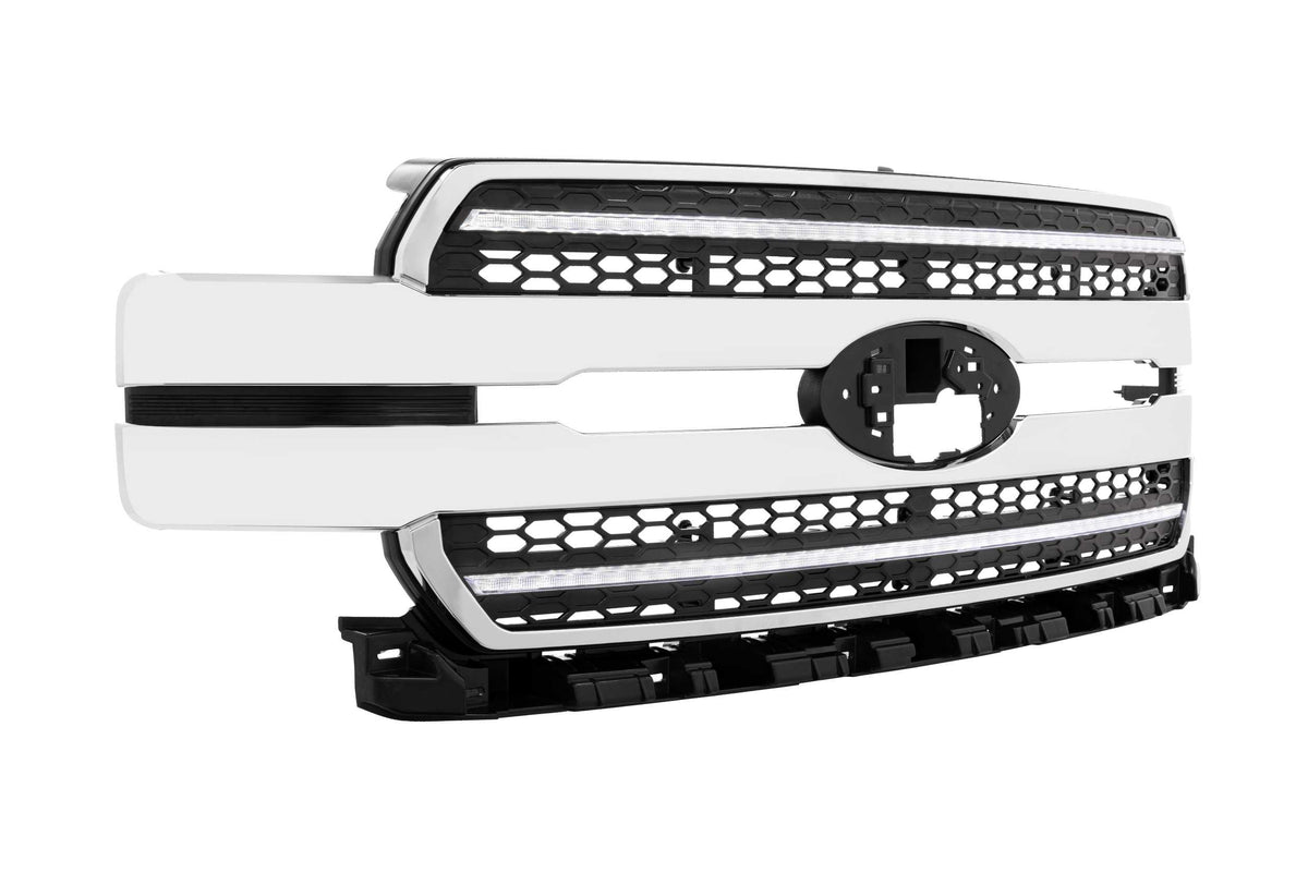 Morimoto XBG LED Grille: Ford F-150 (18-20 / Chrome / White DRL)