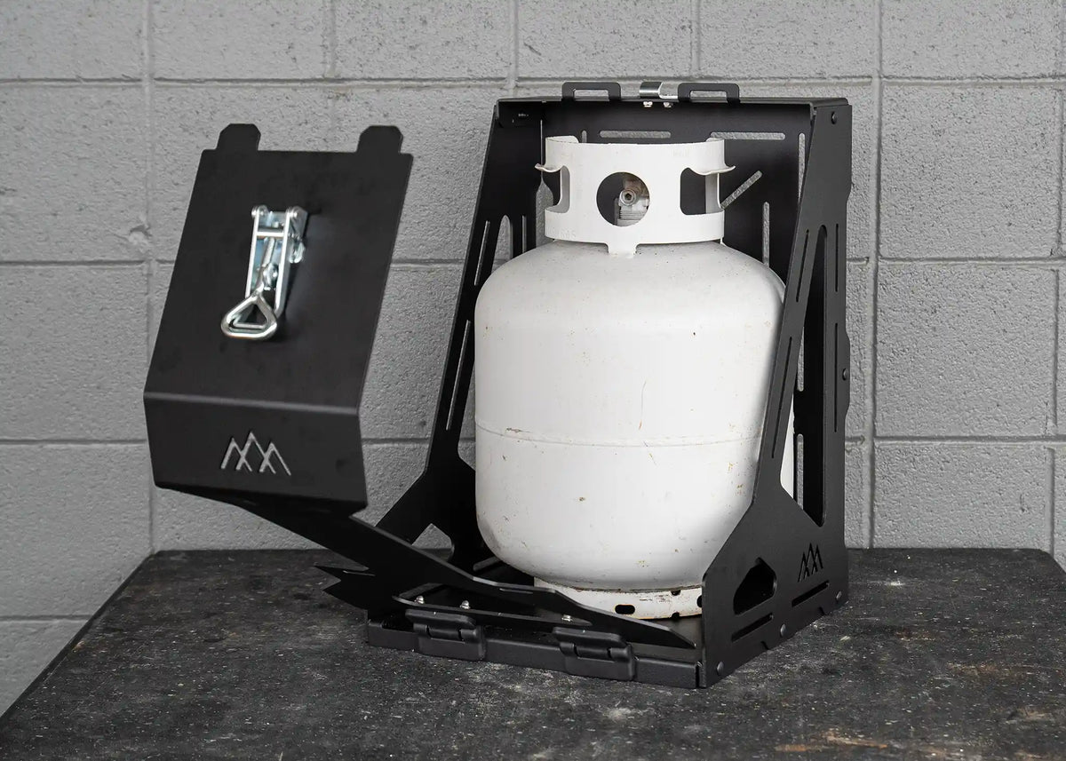 backwoods-dual-jerry-can-holder-mount-with-propane-tank - NVMOS