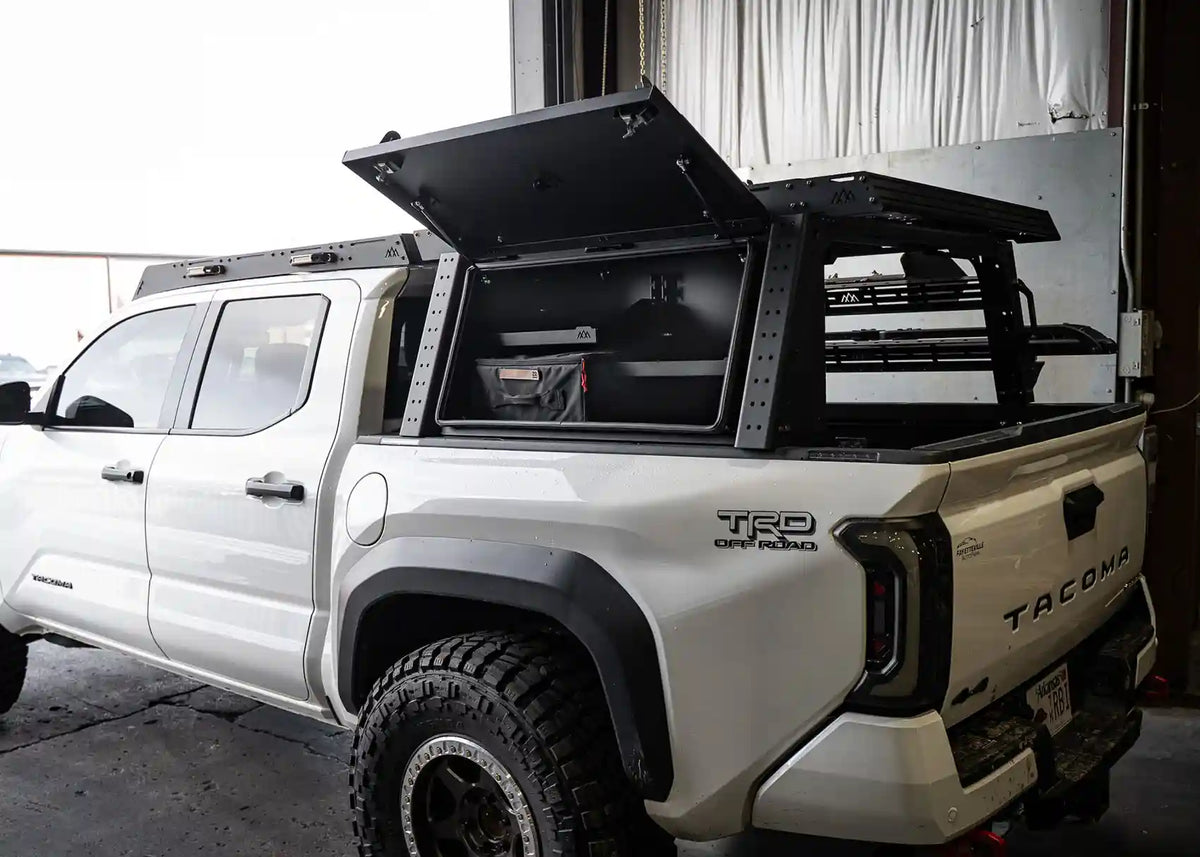 backwoods-toyota-tacoma-overland-bed-rack-cargo-box - NVMOS