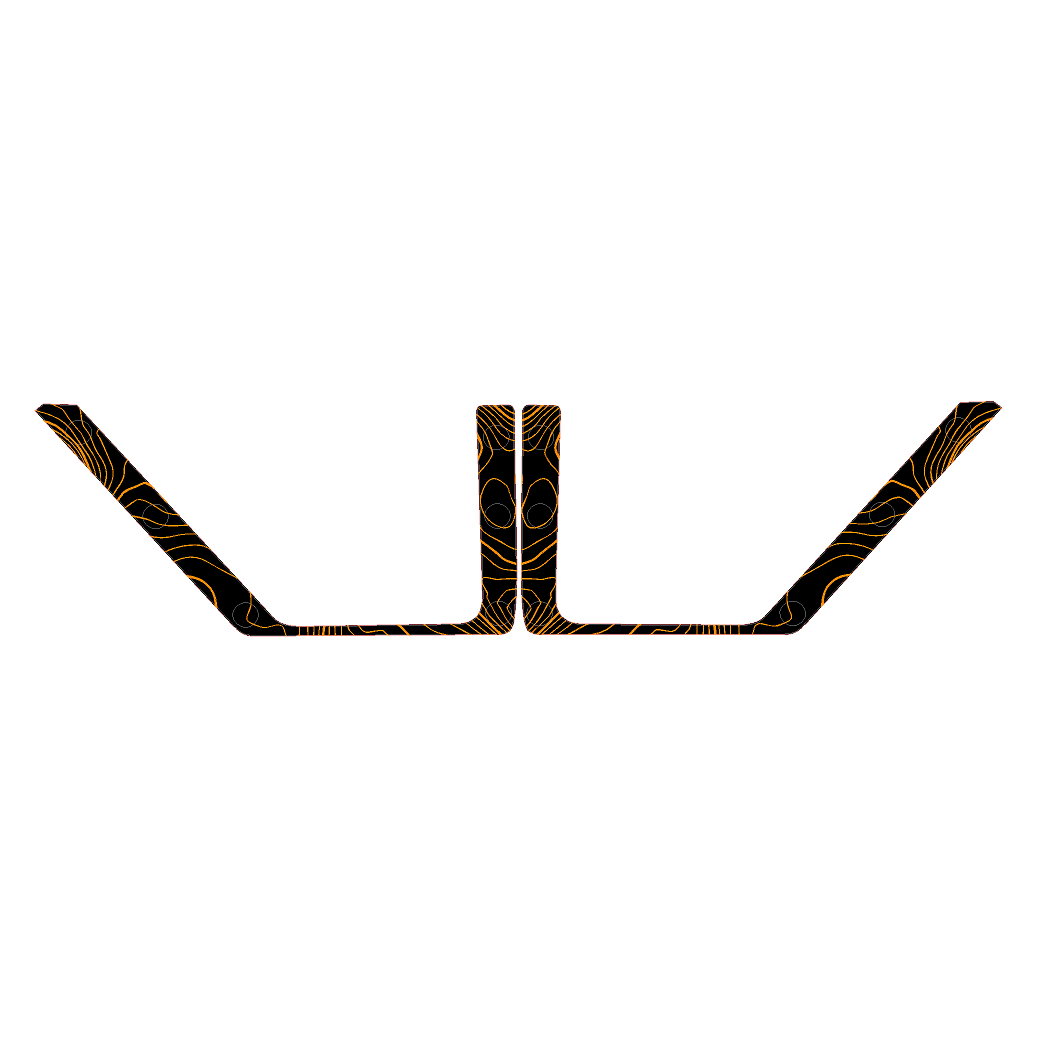 Topo Rear Door Net Trim Overlay Kit (Printed Series) - 2021+ Bronco