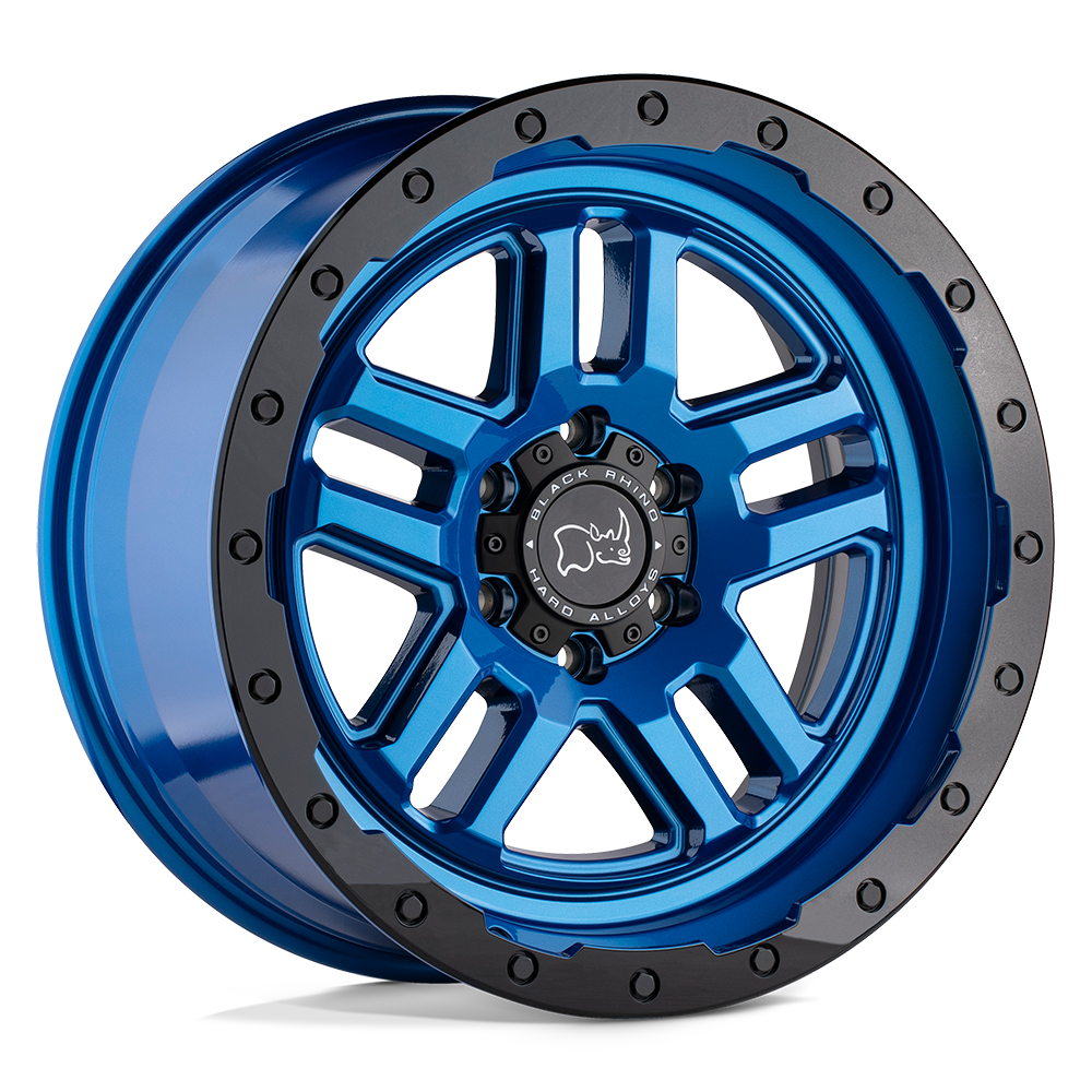 Black Rhino Barstow Wheel - Dearborn Blue w/ Black Ring