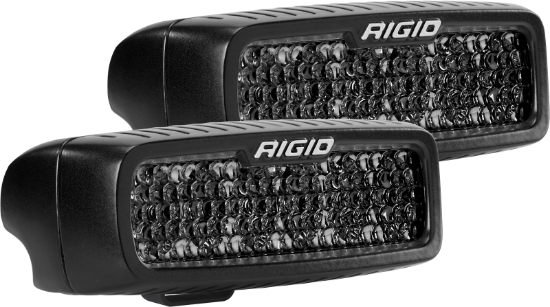 RIGID SR-Q Series PRO Midnight Edition Light Pair, Spot Diffused, Surface Mount