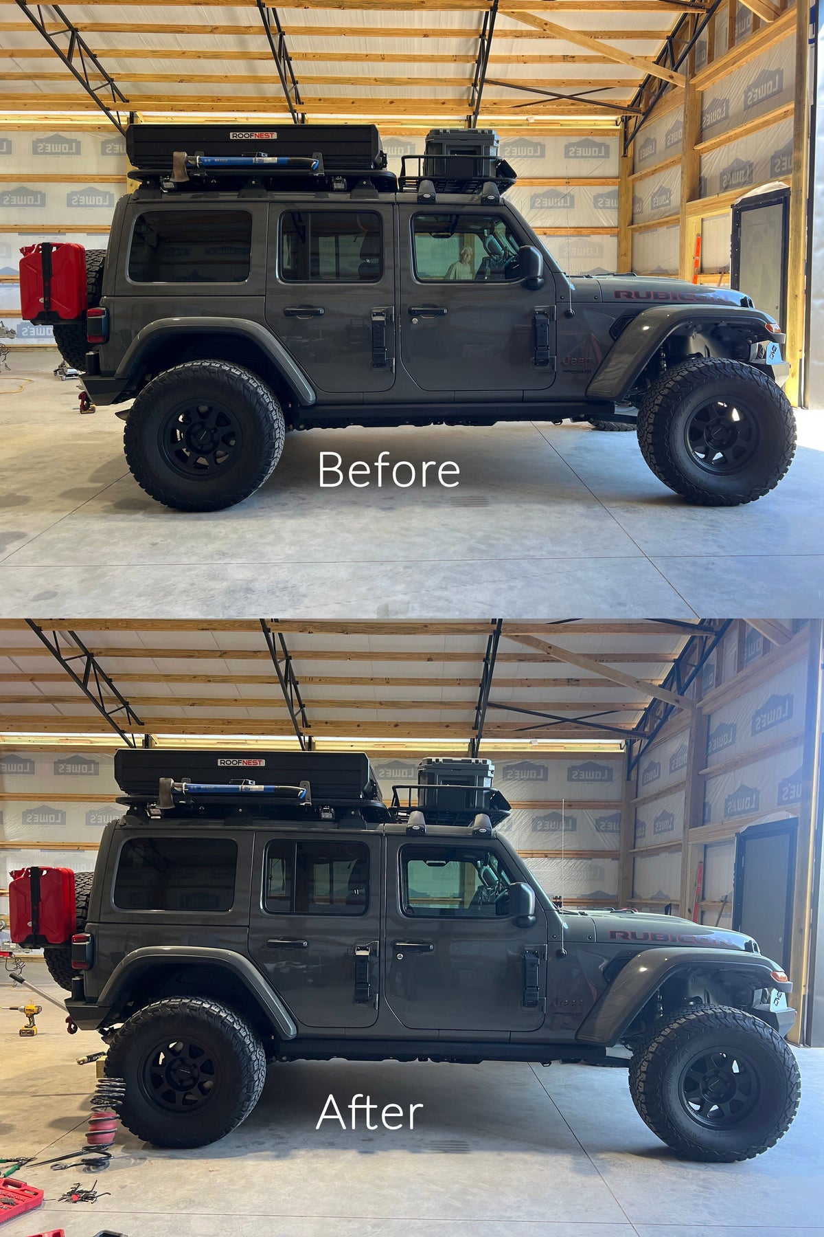 Jeep Wrangler 2.5" HD Dual Rate Rear Coil Springs (2018+, JL)