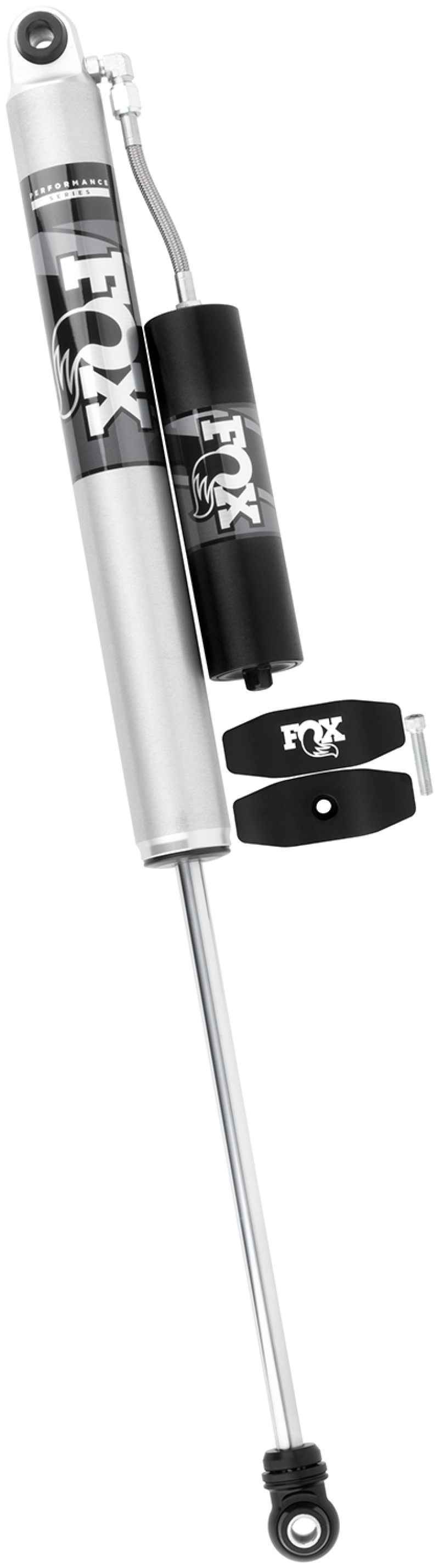 FOX 2.0 Performance Series Remote Reservoir Rear Shock (1.5-3.5 in. Lift), fits Ford F-250/F-350 Super Duty