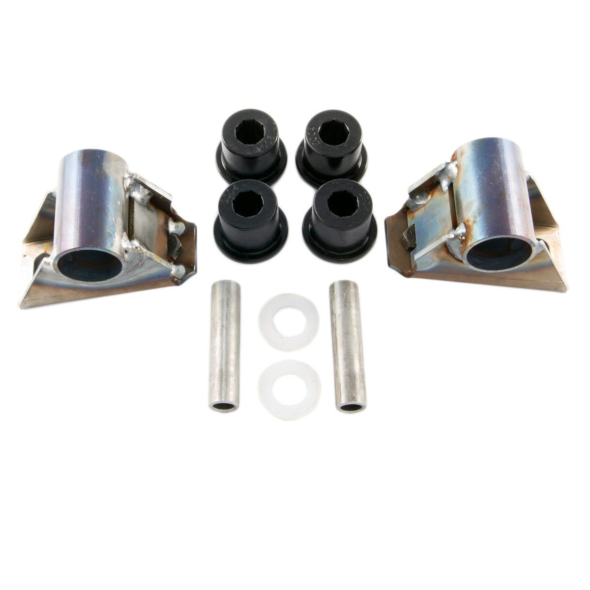 Heavy-duty motor mounts kit for Jeep Wrangler YJ TJ 6-cylinder, includes bushings and sleeves