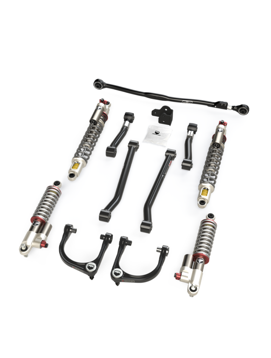 TeraFlex 2021+ Ford Bronco 3.5" RT3 Suspension System With 3.3 Falcon Fast Adjust Coilover Shocks