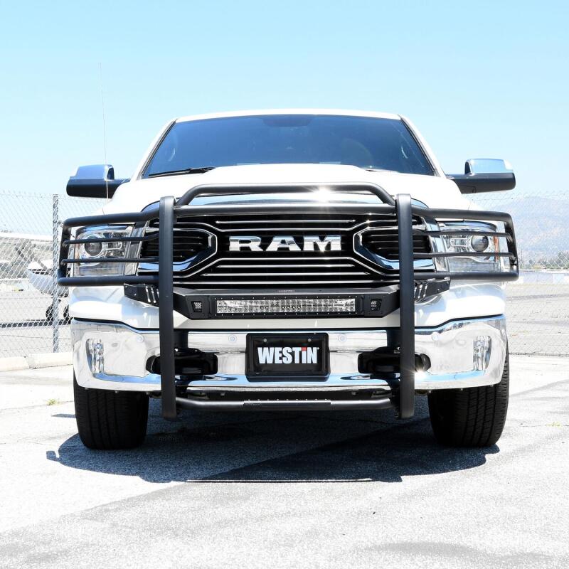 Westin Sportsman X Grille Guard, Textured Black, fits Ram 1500