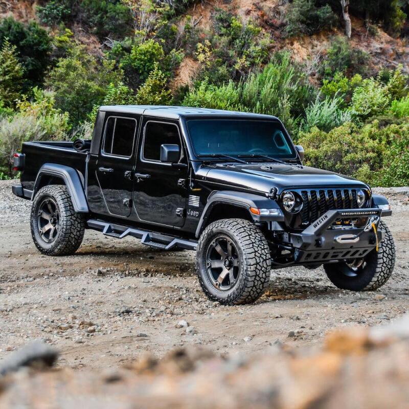 Westin WJ2 Stubby Front Bumper, fits Jeep Wrangler