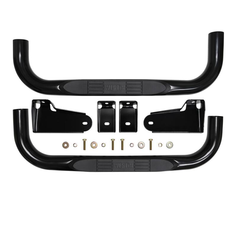 Westin E-Series 3 Nerf Step Bars, Regular Cab, fits Chevy Silverado 1500