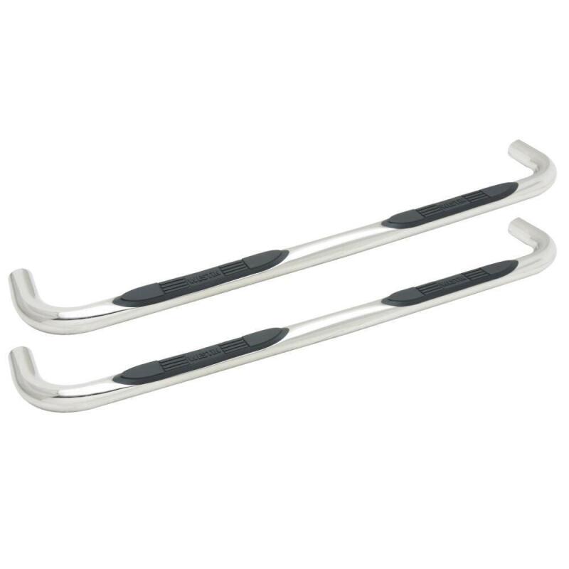 Westin E-Series 3 Round Nerf Step Bars, Double Cab, fits Toyota Tacoma