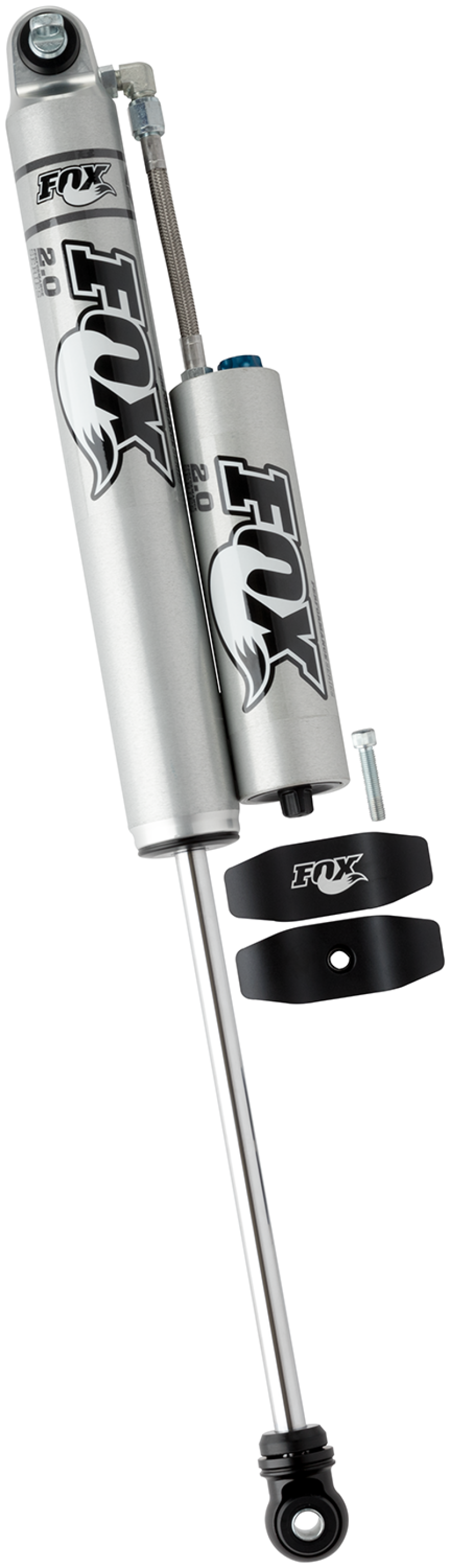 FOX 2.0 Performance Rear Reservoir Shock, Adjustable (4-6 in. Lift), fits Jeep Wrangler