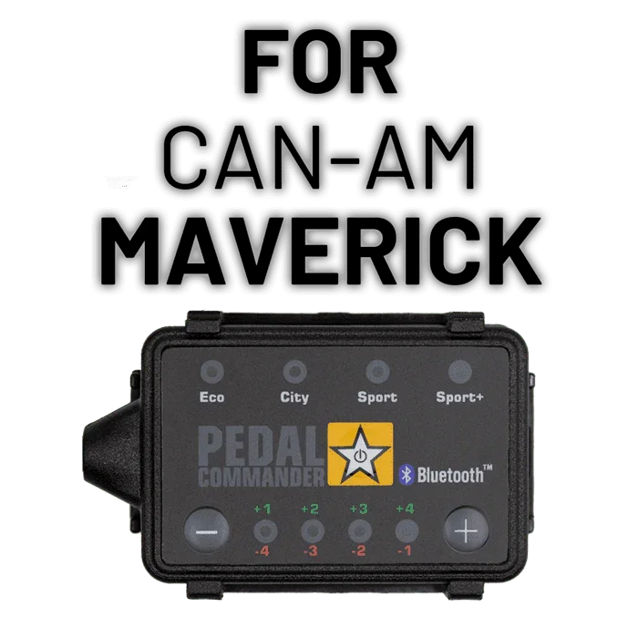 Pedal Commander throttle controller for Can-Am Maverick with Bluetooth and drive modes
