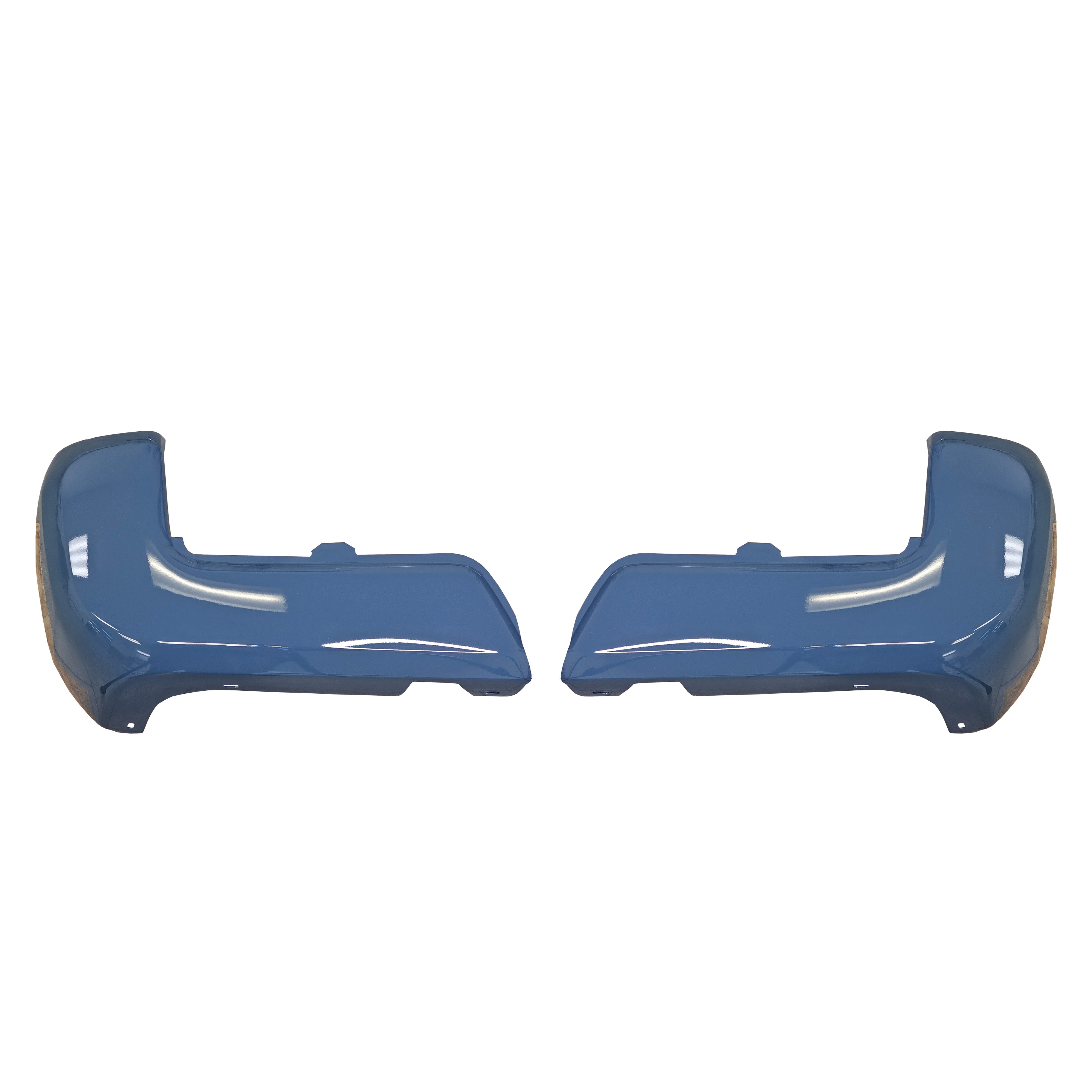Cavalry Blue rear bumper cover for 2016-2023 Toyota Tacoma, no parking sensor cutouts