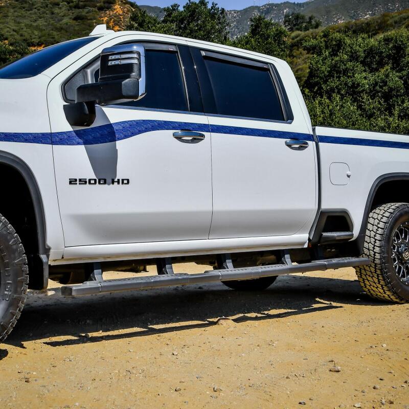 Westin R5 M-Series XD Wheel-to-Wheel Nerf Bars, Crew Cab, 6.5 ft. Bed, Textured Black, fits Chevy Silverado HD 2500/3500