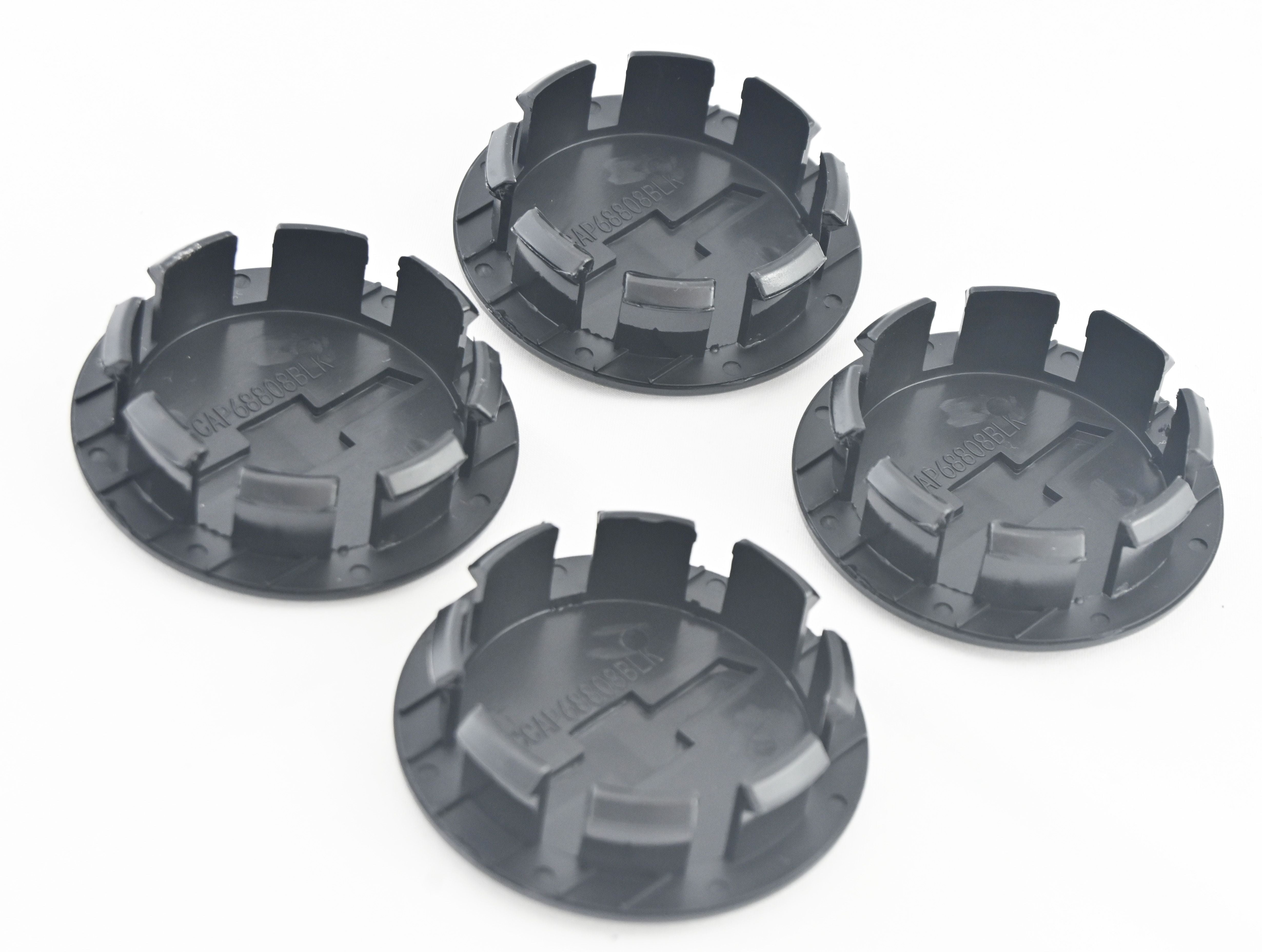 CCAP6808BLK 19-22 Chevrolet Blazer 4 PCS Gloss Black Replacement Officially Licensed Chevrolet Wheel Cap