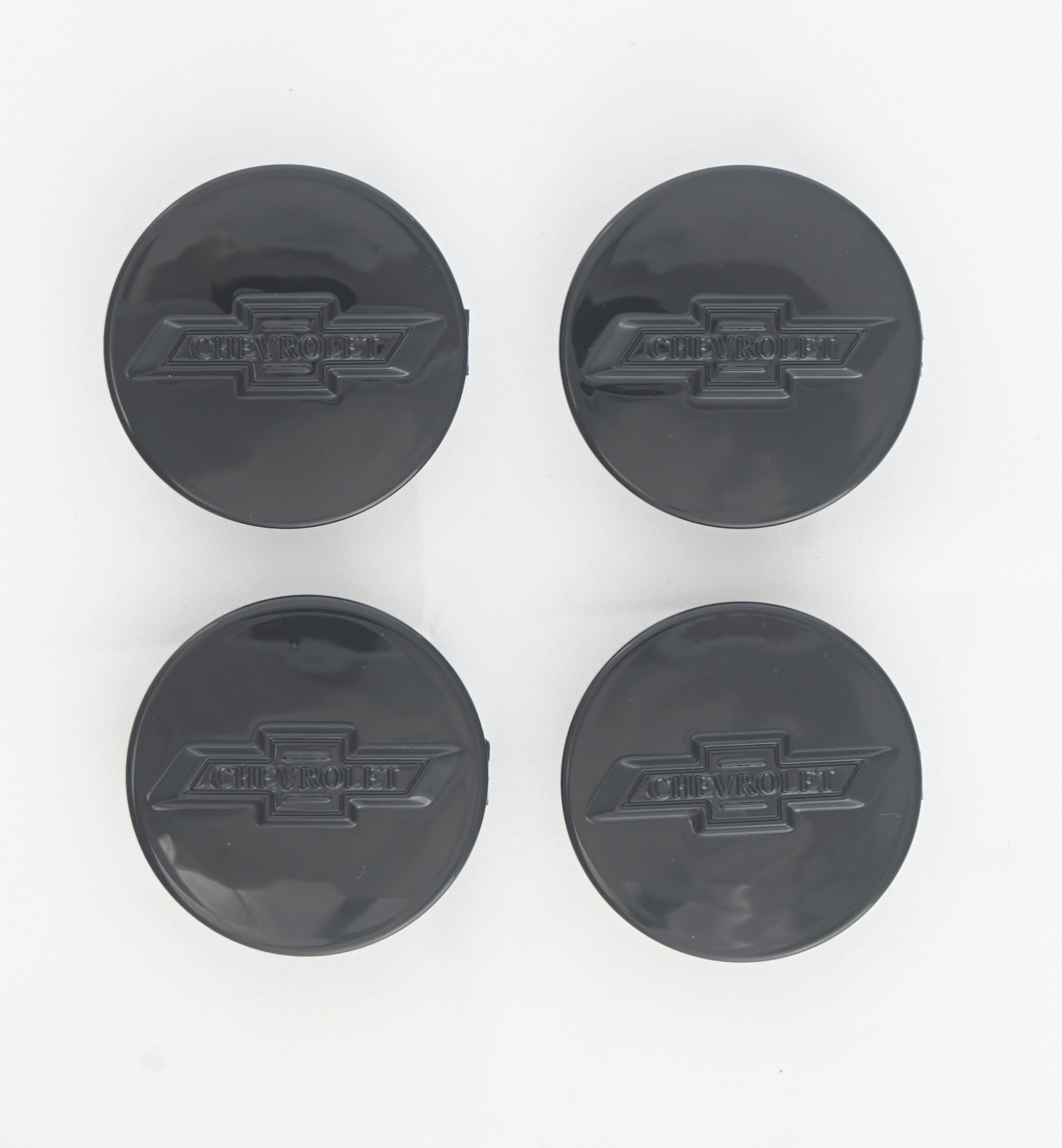 CCAP6808BLK 15-22 Chevrolet Colorado 4 PCS Gloss Black Replacement Officially Licensed Chevrolet Wheel Cap