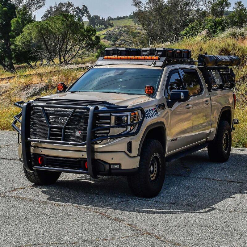Westin HDX Grille Guard, One-Piece, fits GMC Sierra 1500