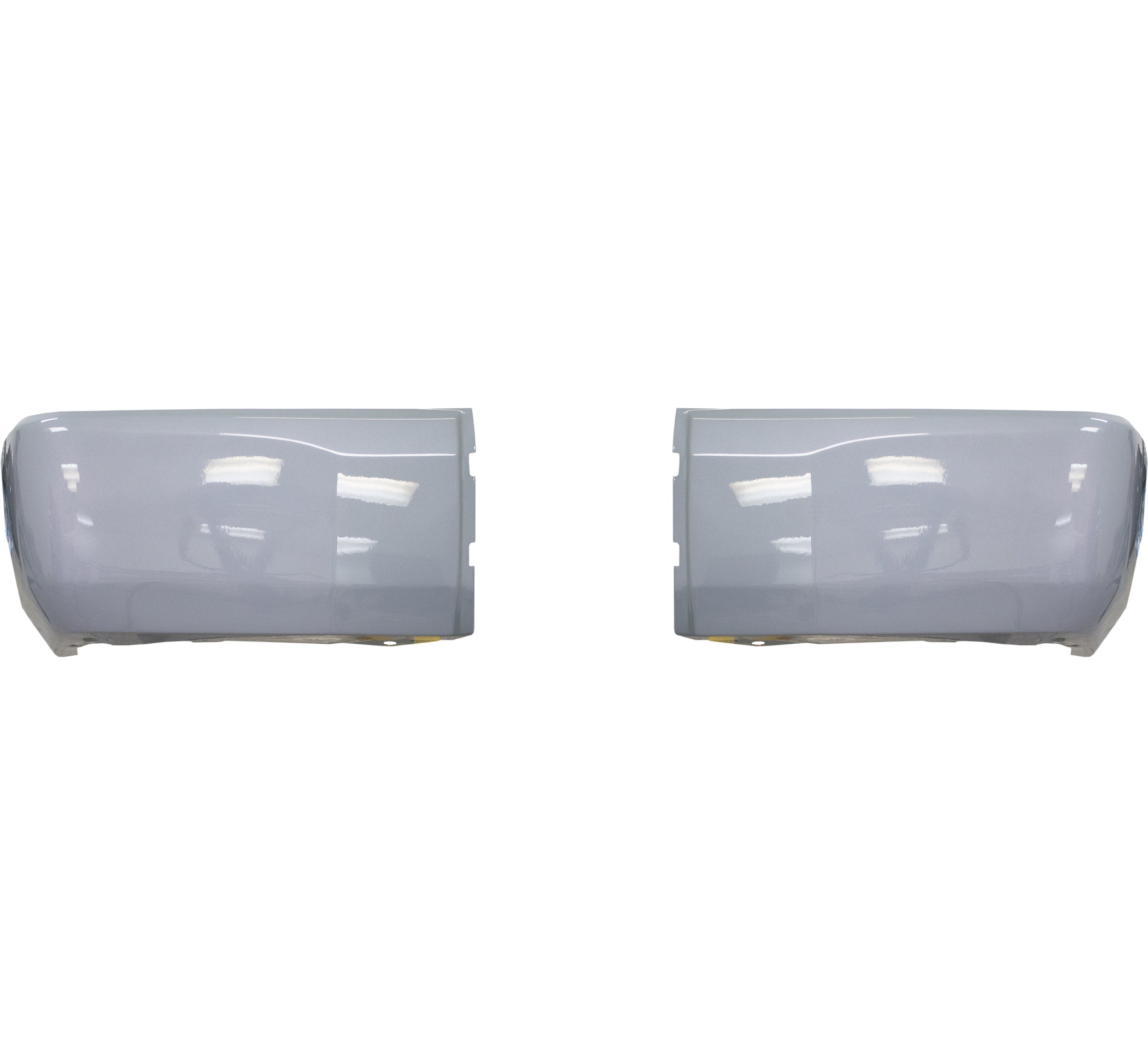 Cement Gray (Color Code: 1H5) BumperShellz Rear Bumper Overlays for 2014-2021 Toyota Tundra, Without Sensor Holes, color matched OEM