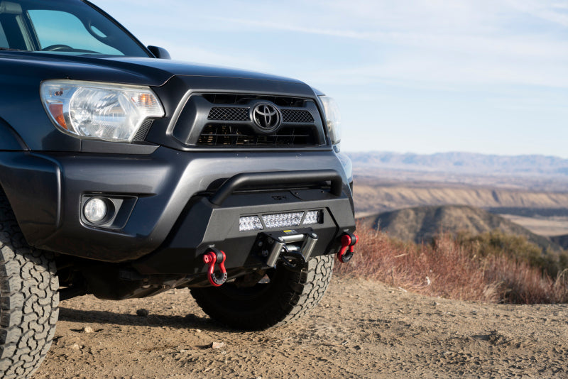 Body Armor 4x4 HiLine Front Winch Bumper, fits Toyota Tacoma