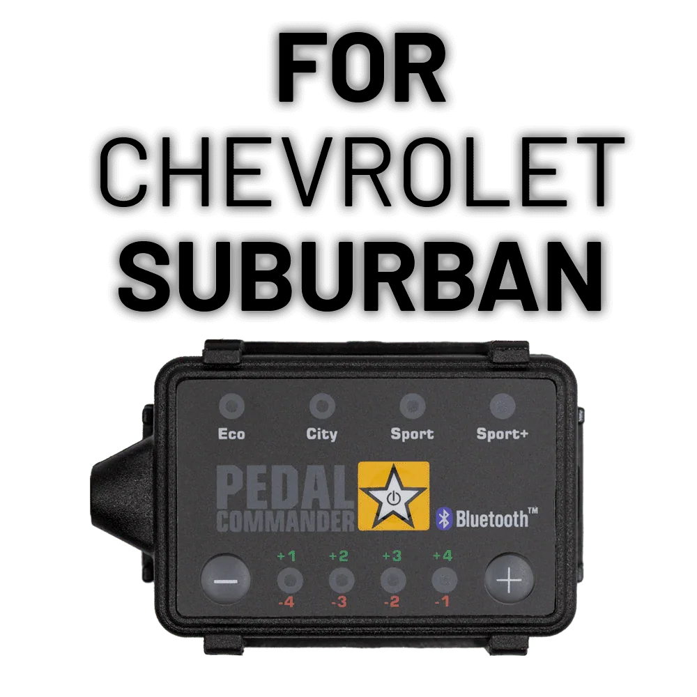Pedal Commander throttle response controller for Chevrolet Suburban with Bluetooth