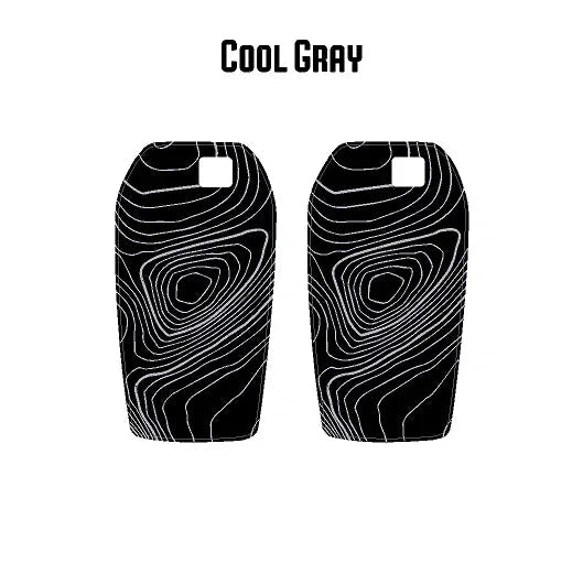 StickerFab Topographic Key Fob Overlays - 2024+ Tacoma / 2025+ 4Runner