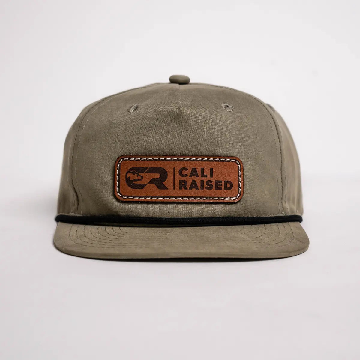 Cali Raised soft-structured 5 panel rope hat, universal fit