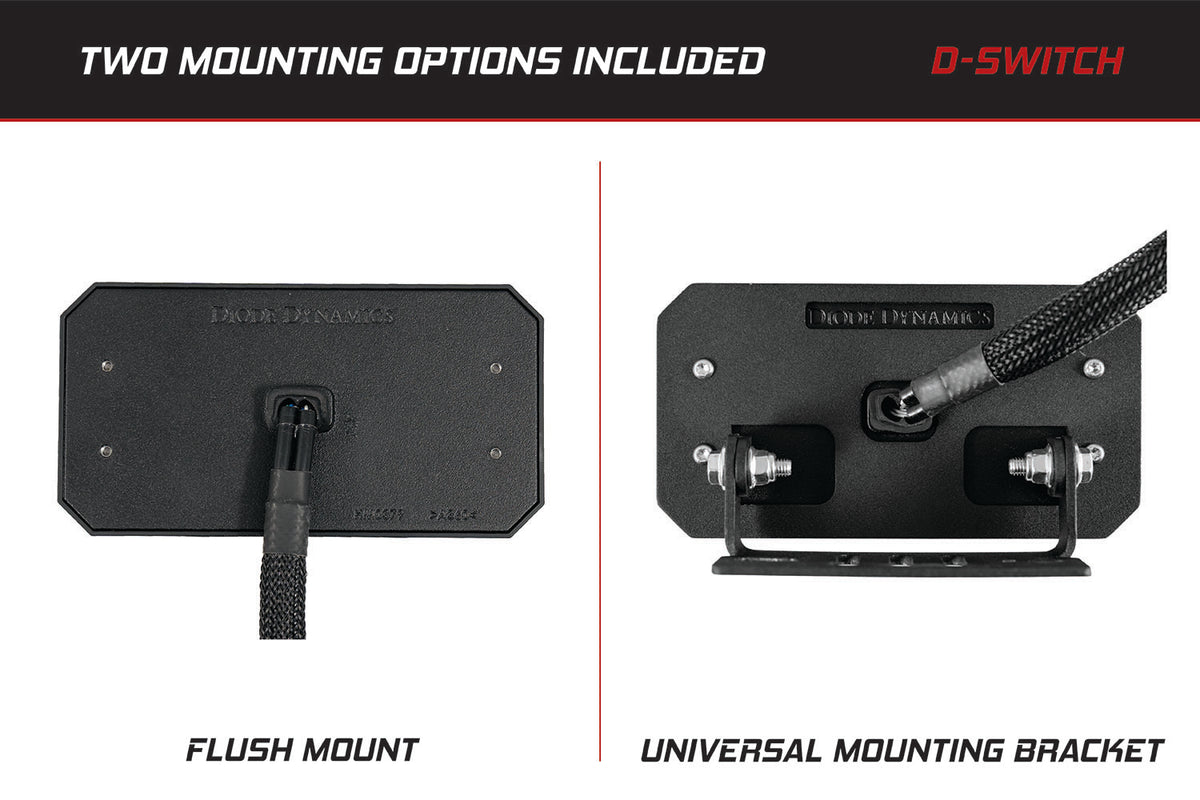 Diode Dynamics D-Switch 8-channel switch panel – controller mounts
