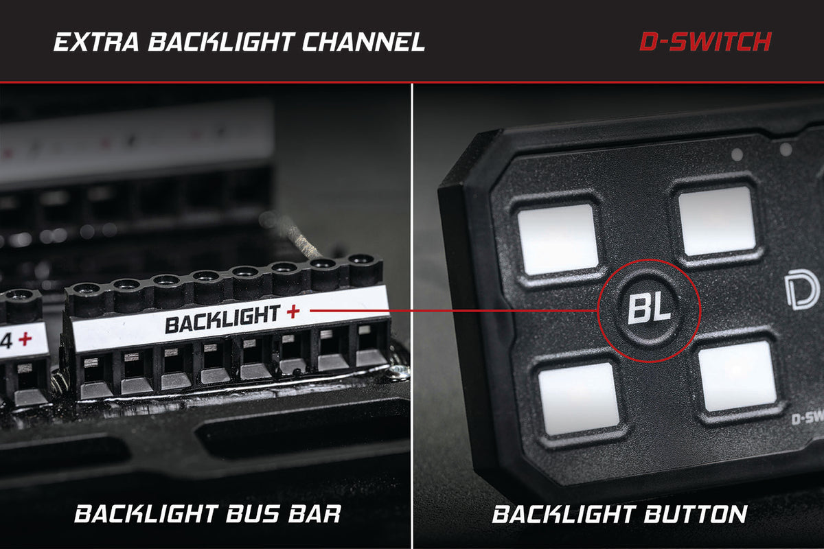 Diode Dynamics D-Switch 8-channel switch panel – backlight channel