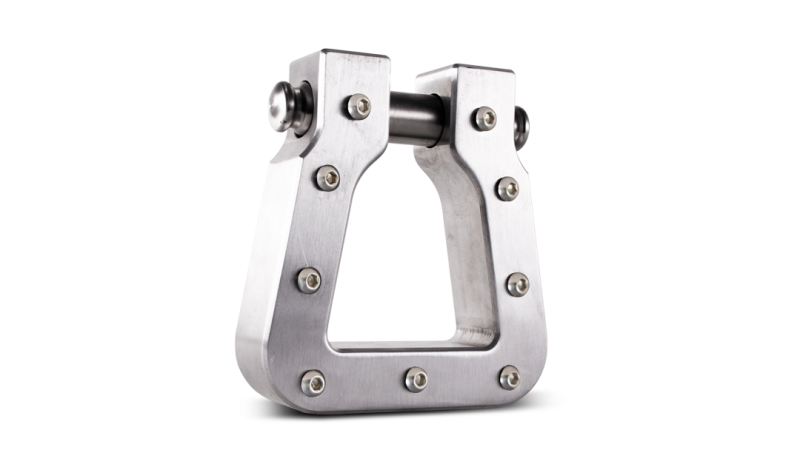 Body Armor 4x4 Mega D-Ring, Machined Silver, Single