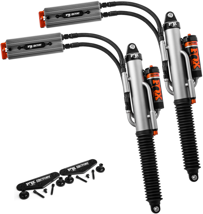 FOX 3.0 Factory Race Series External QAB Piggyback Rear Shock Set (0-1 in. Lift), fits Ford F-150
