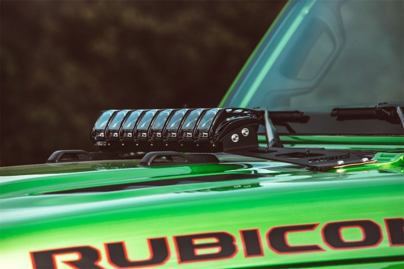 RIGID Hood Mount Kit for 20 in. Adapt Light Bar, fits Jeep Wrangler