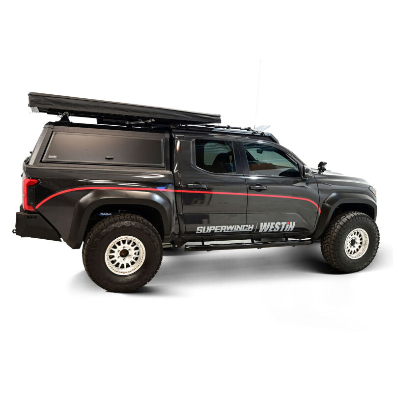 Westin E-Series 3 Nerf Step Bars, Black, fits Toyota Tacoma