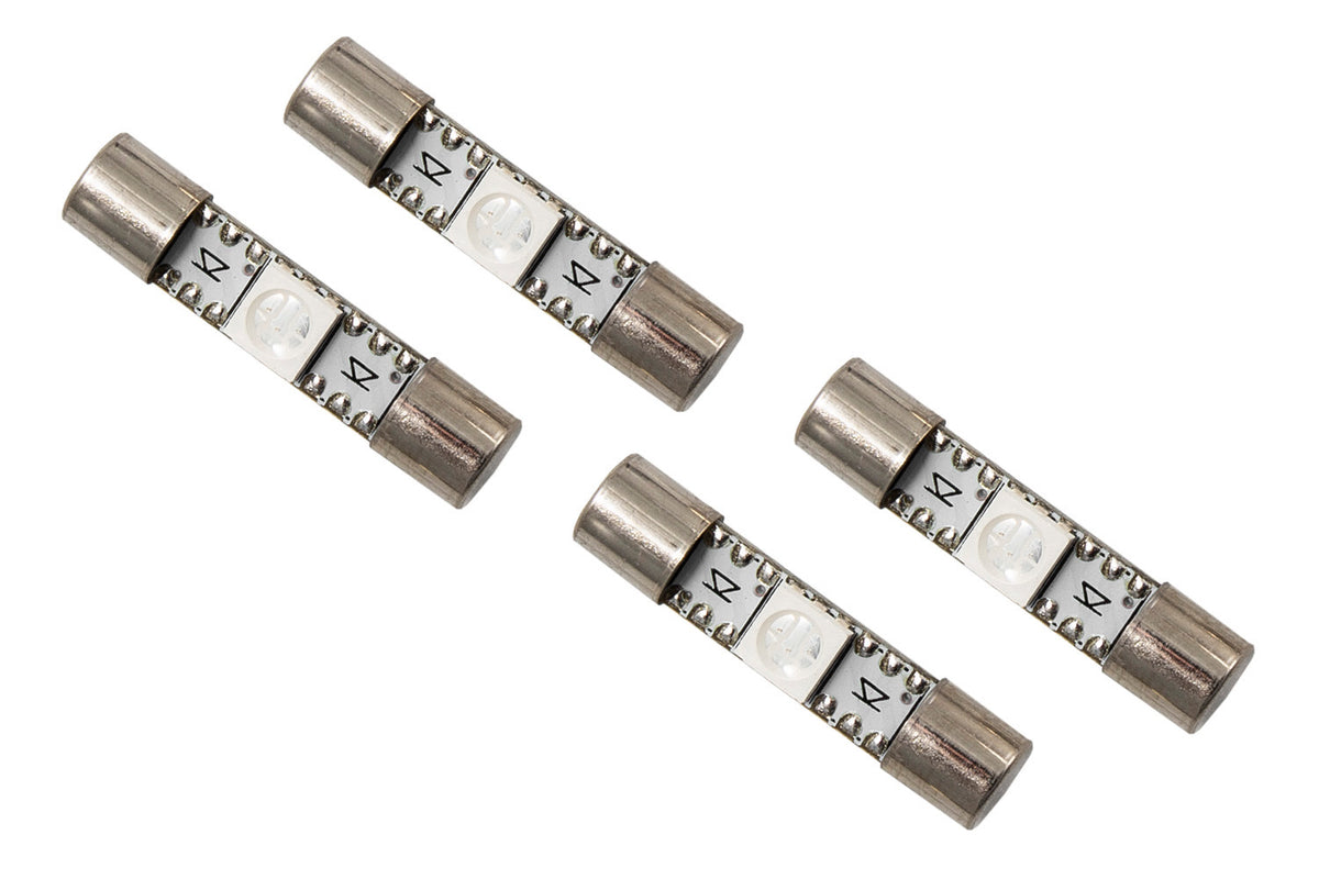 Diode Dynamics 28mm SMF1 amber LED 4-pack for trucks and SUVs
