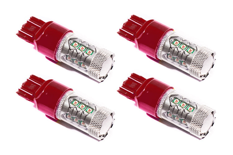 Diode Dynamics 7443 XP80 red LED 4-pack for GMC Canyon and Sierra 1500